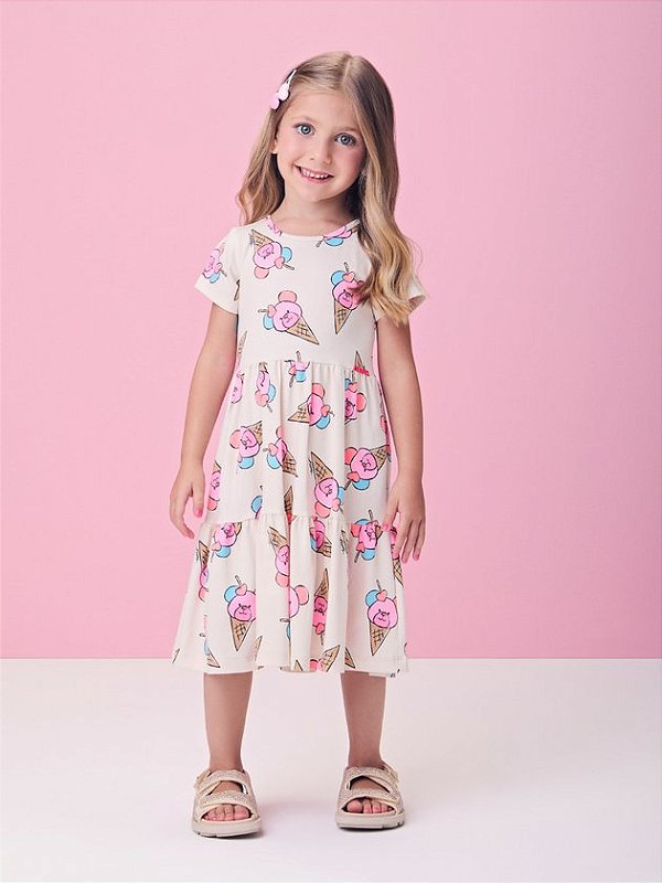 Vestido de Sorvete de Ursinhos momi