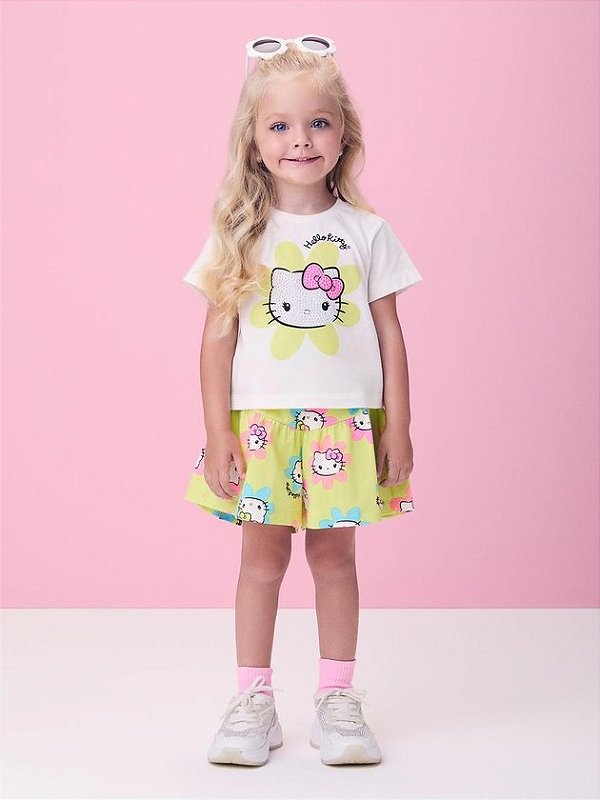 Conjunto Verde Melon da Hello Kitty momi