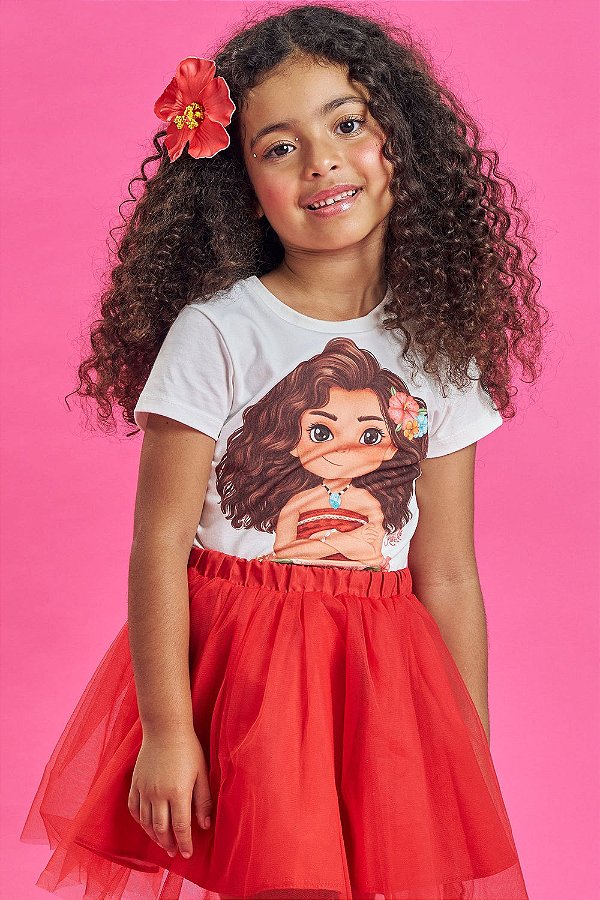 Blusa em Meia Malha Kukiê Infantil Menina