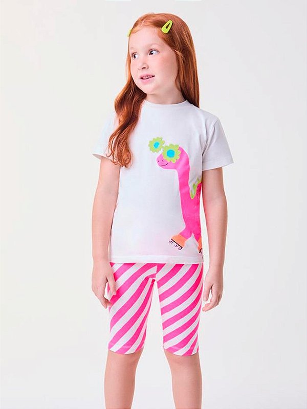 Conjunto Listrados de Dinossauro Bimbi