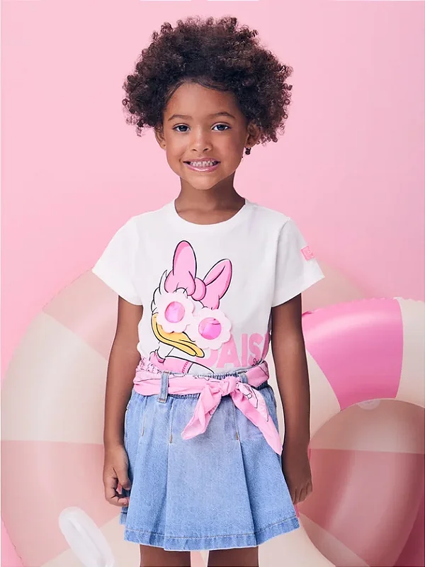 Blusa da Daisy com Óculos Neon momi