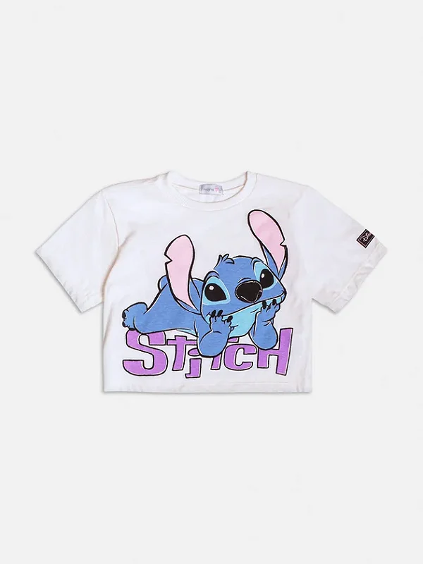 Blusa com Estampa do Stitch e Angel momi