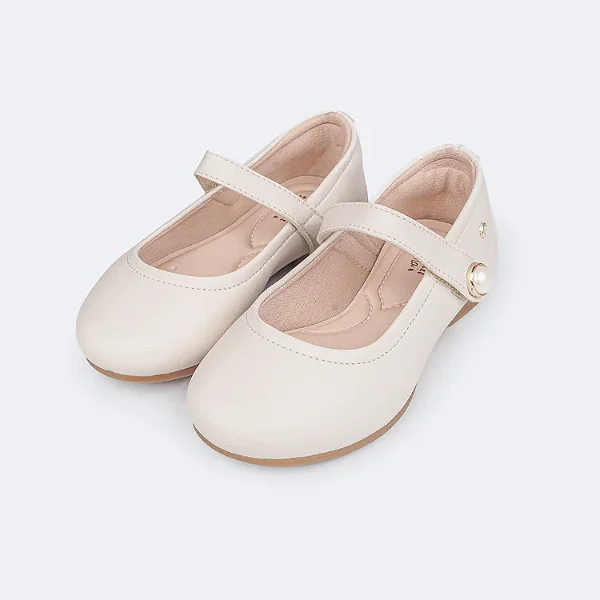Sapato Infantil Pampili Angel Tira Superior Pérola Nude pampili
