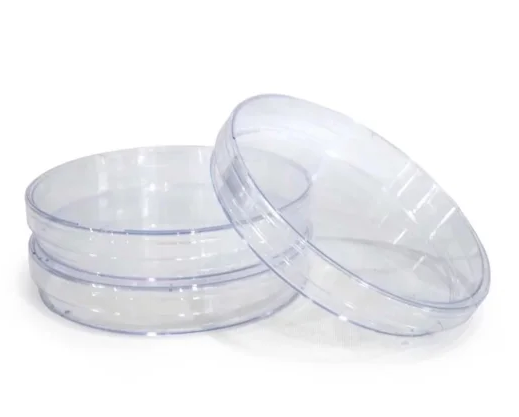 Placa de Petri descartável estéril - pacote 10 unidades