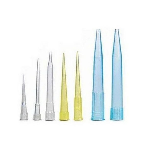 Ponteira Sem Filtro 100-1000 ul. Tipo Gilson. Azul. 500 UN/PCT