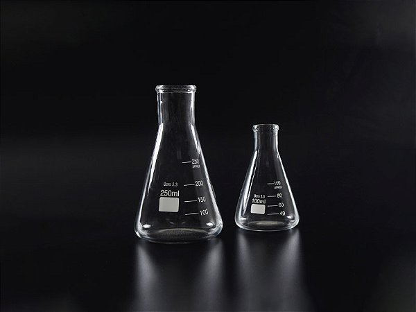Erlenmeyer graduado boca larga Boro 3.3 - 500mL
