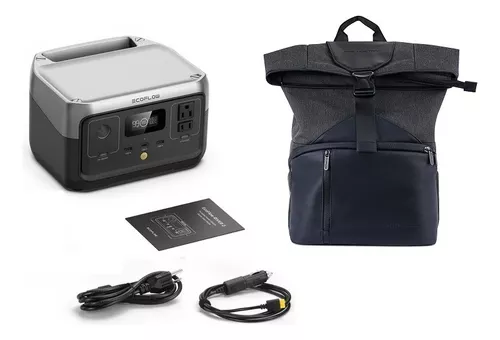 Kit Estação De Energia Portátil - River 2 + Mochila EcoFlow