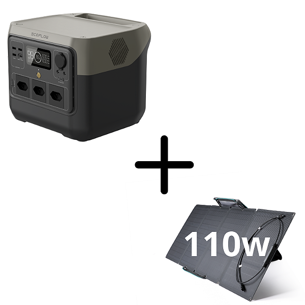 Kit River 2 Pro + Placa solar 110W - EcoFlow