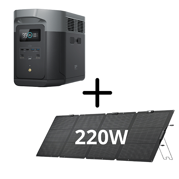 Kit Delta 2 Max + Placa solar 220W - EcoFlow