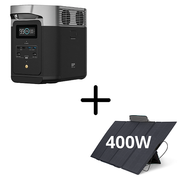 Kit Delta 2 + Placa Solar 400W - EcoFlow