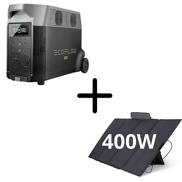 Kit Delta Pro + Placa Solar 400W - EcoFlow
