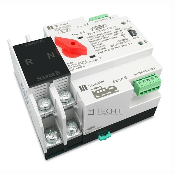 Chave de transferência automática monofásica 100A