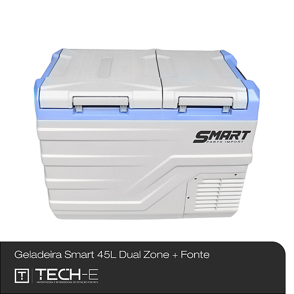Geladeira Smart 45L Quadrivolt Dual Zone 2 portas