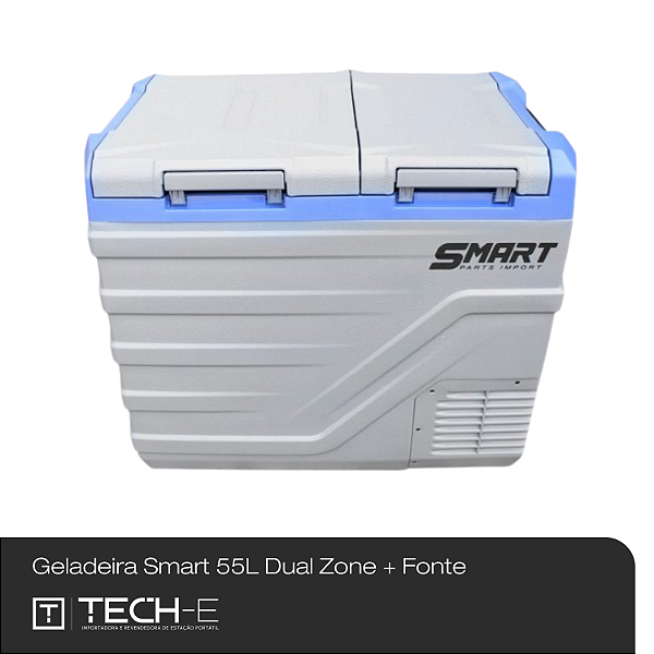 Geladeira Smart 55L Quadrivolt Dual Zone 2 portas