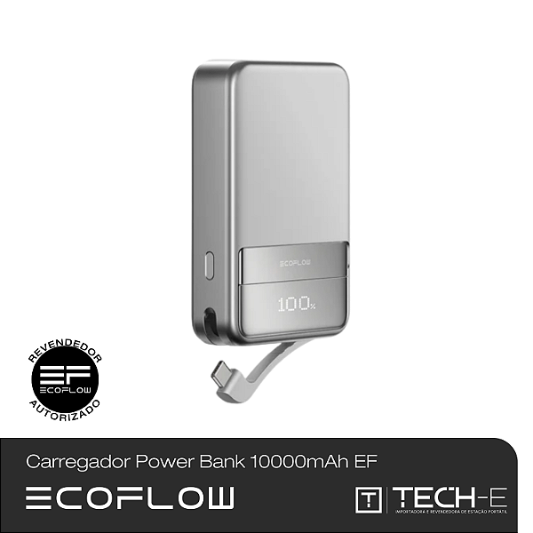 Carregador Power Bank 10000mAh 65W da EcoFlow