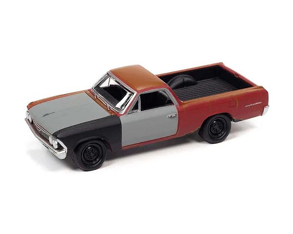 Miniatura Chevrolet Chevy 1966 El Camino - Project in Progress - Street Freaks - Johnny Lightning - Release 4 Version A 2021 - 1/64
