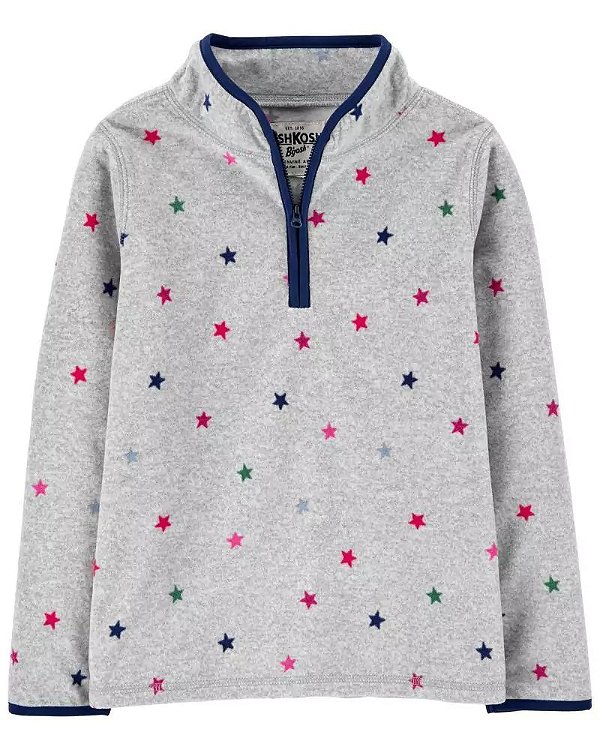 Blusa Carters Fleece Infantil Estrelas Oshkosh