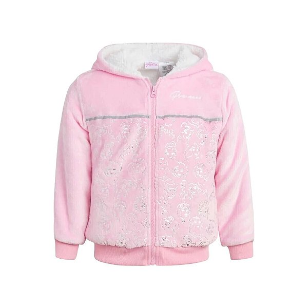 Blusa Disney Infantil Plush e Sherpa Princesas