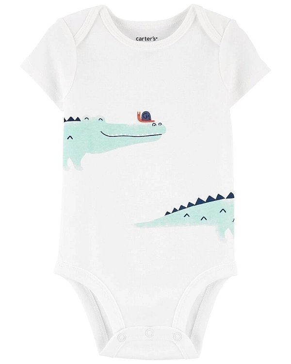 Body Carters Manga Curta Jacare