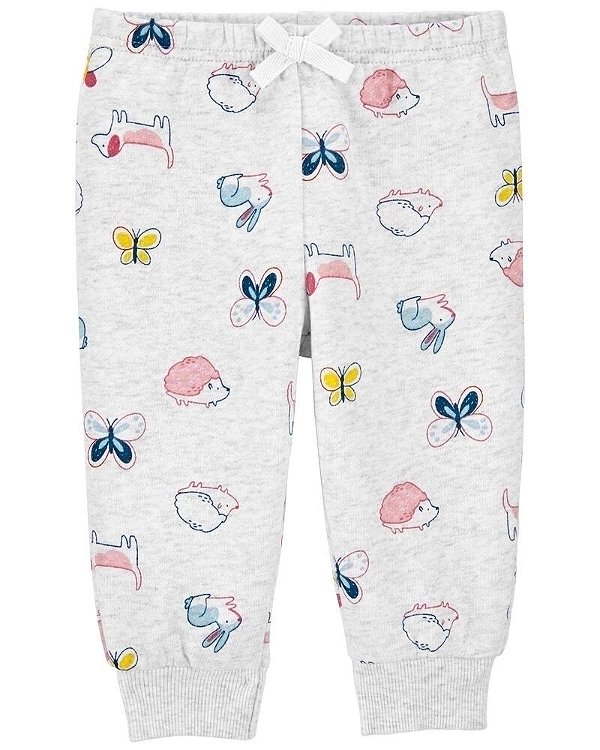 Calça Carters Bebe Moletom Coelho Animais