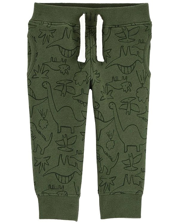 Calça Carters Bebe Moletom Dinossauro