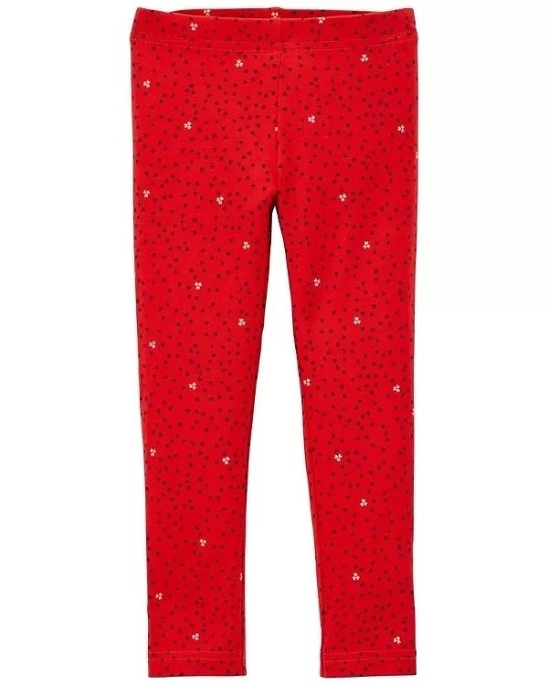 Calça Carters Infantil Legging Coração