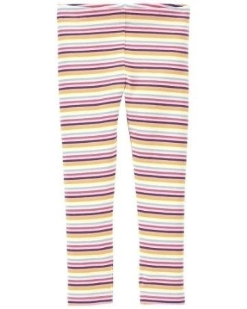 Calça Carters Bebe Legging Listras Coloridas