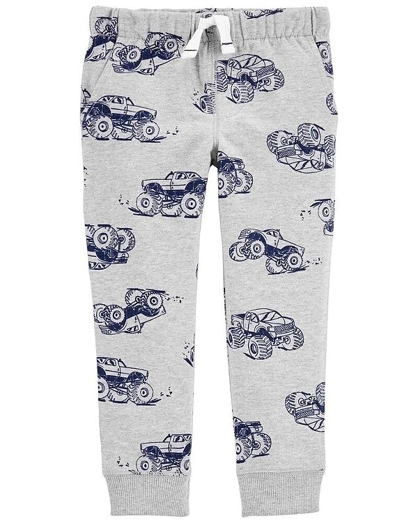 Calça Carters Infantil Moletom Monster Truck