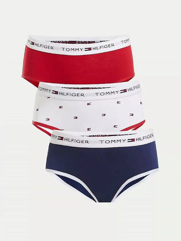 Kit Calcinha Tommy Hilfiger Infantil 3 pecas