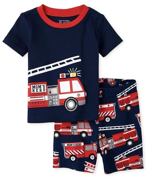 Pijama The Children's Place Bebe 2 pecas Bombeiro