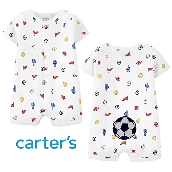 Macaquinho Romper Carters Esportes Futebol