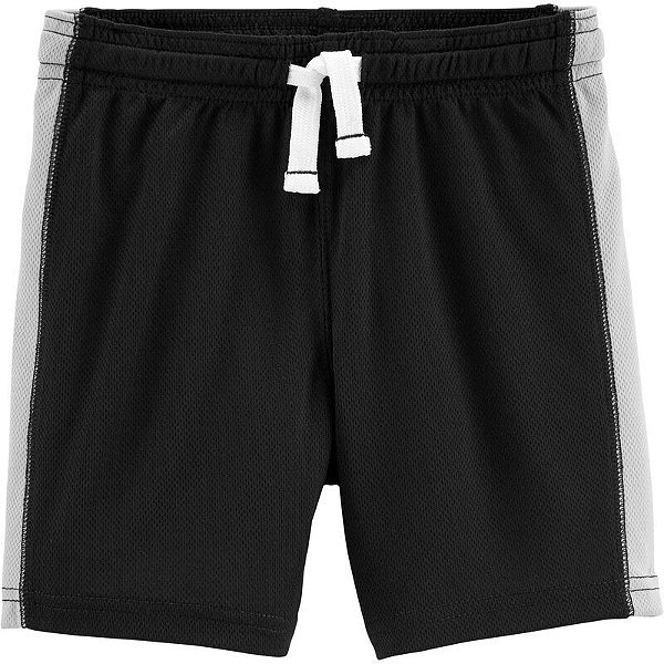 Bermuda Carters Malha Esportiva Preta