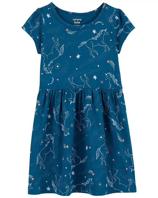 Vestido Carters Infantil Unicornio