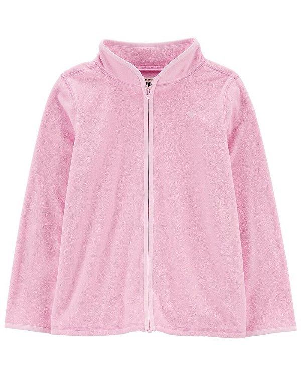 Blusa Carters Fleece Rosa Coracao Oshkosh