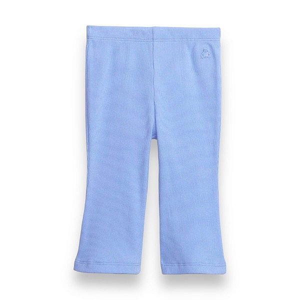 Calça GAP Bebe Legging Flare Azul Claro Ursinho
