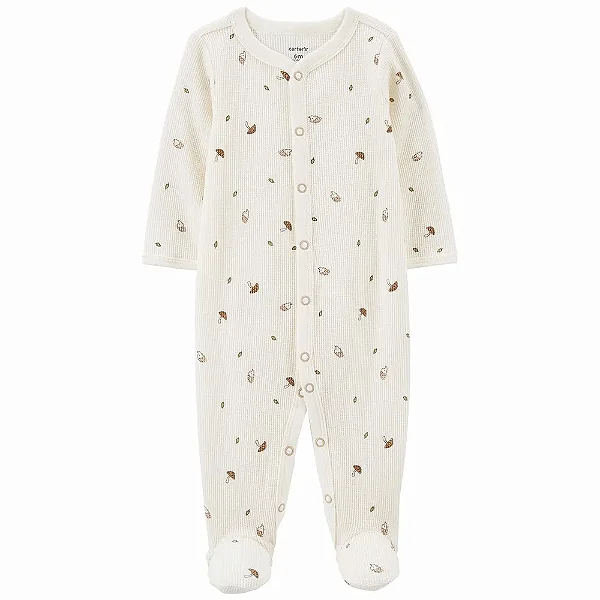 Macacão Carters Bebe Ourico Off White