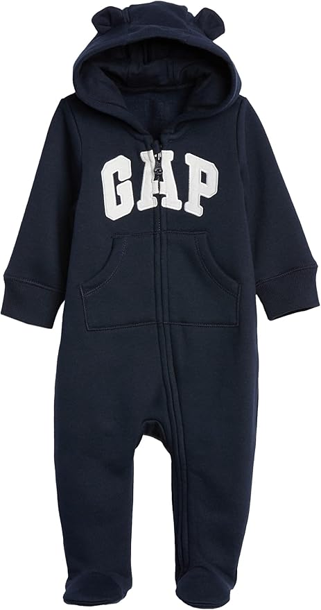 Macacão GAP Bebe Moletom Azul Marinho