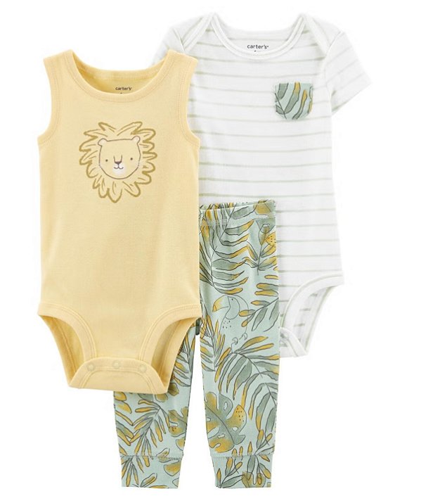 Conjunto Carters 3 pecas Longo Trio Leao Regata
