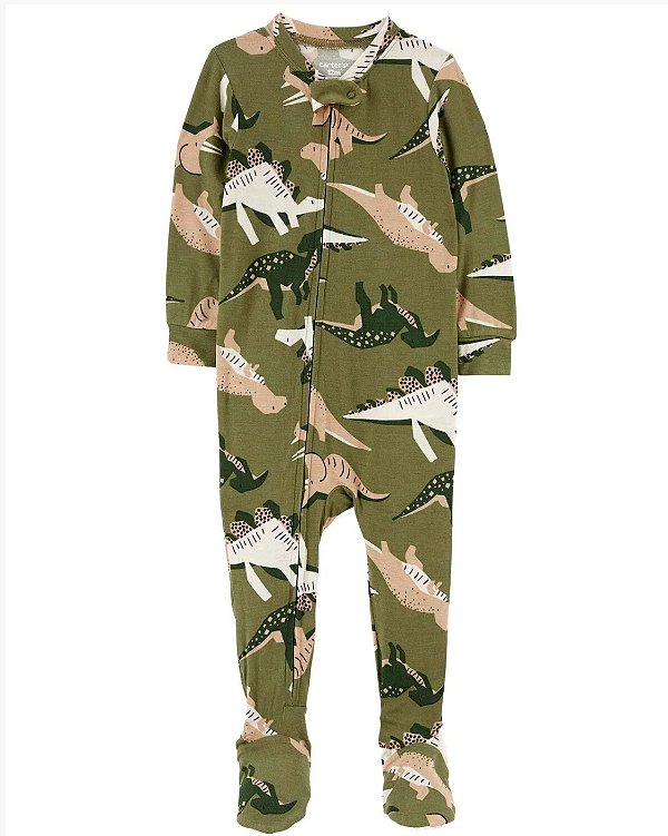 Macacão Carters Bebe Dinossauro Verde