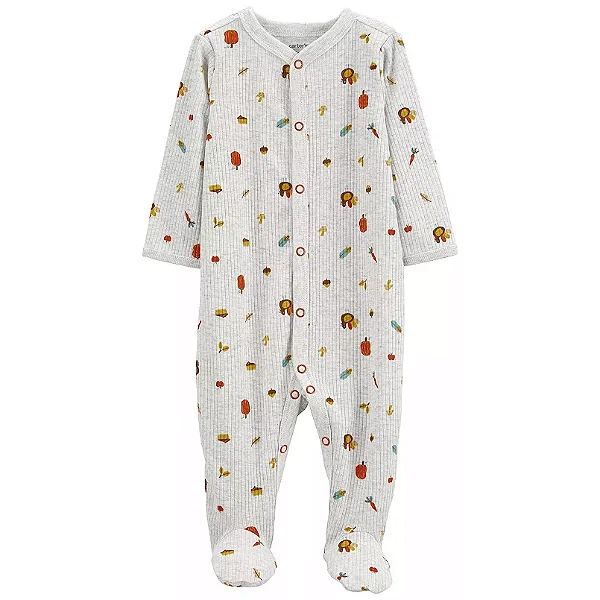 Macacão Carters Bebe Cinza Avelas