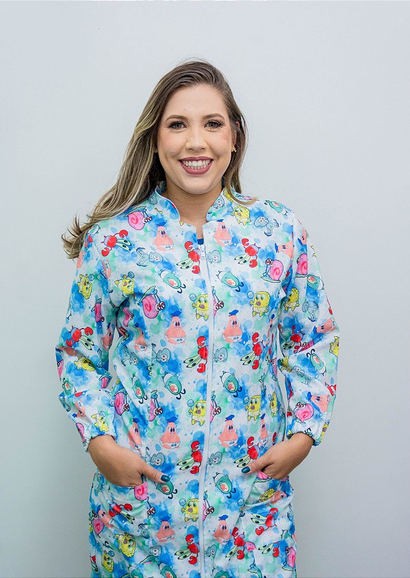 JALECO ESTAMPADO BOB ESPONJA