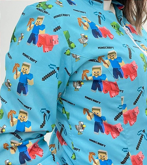 JALECO ESTAMPADO MINECRAFT