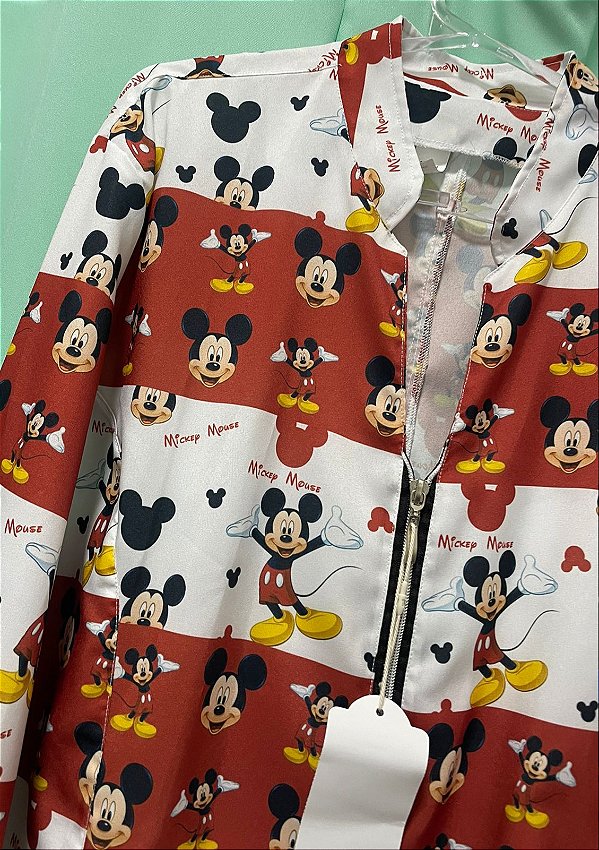 JALECO ESTAMPADO MICKEY DUAL COLOR