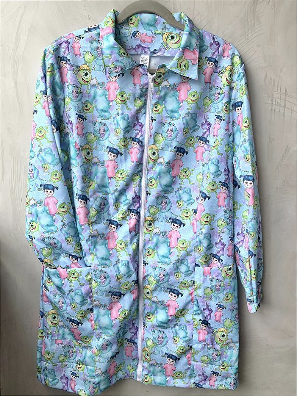 JALECO ESTAMPADO MONSTROS AQUARELA