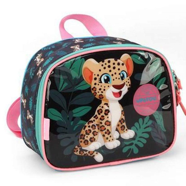 Lancheira Escolar Up4you Luxcel  Animal Onça