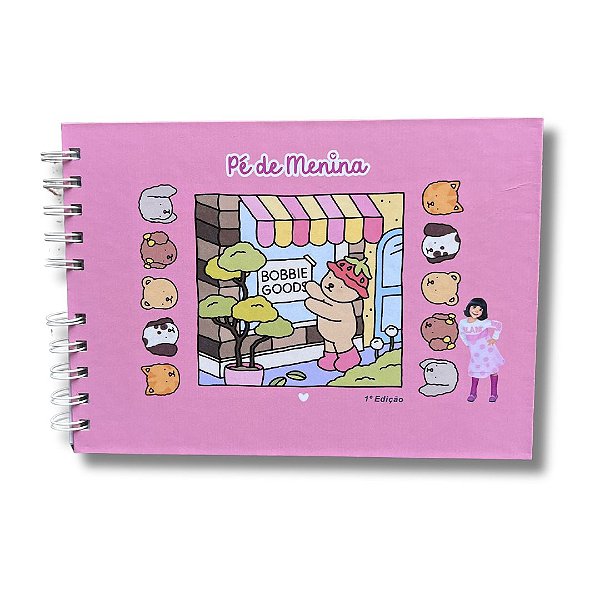 Livro De Colorir Bobbie Goods Capa Dura  até 50 Páginas 120gr