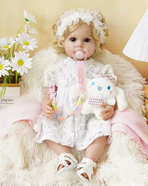 Bebê Reborn Realista para Meninas – O Presente Perfeito para Estimular o Afeto e Imaginação