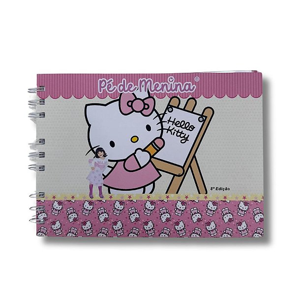 Livro De Colorir Bobbie Goods -Hello kitty-Capa Dura até 50 Páginas 120g