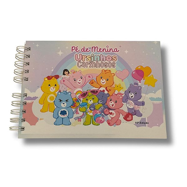 Livro De Colorir Bobbie Goods -Ursinhos Carinhosos-Capa Dura até 50 Páginas 120g