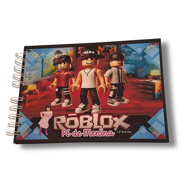 Livro De Colorir Bobbie Goods -Roblox-Capa Dura até 50 Páginas 120g